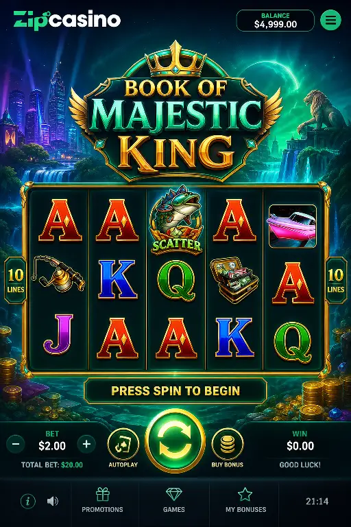 ZipCasino — скриншот 3